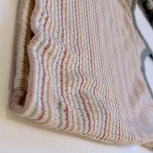 Cropped Red, Pink, Yellow, Green Striped Tank Top